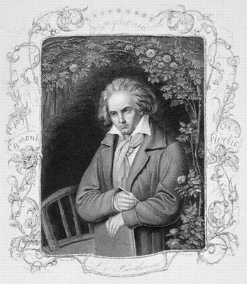 Ludwig van Beethoven (1700-1827) engraved by Albert Henry Payne (1812-1902) (engraving) a Storck