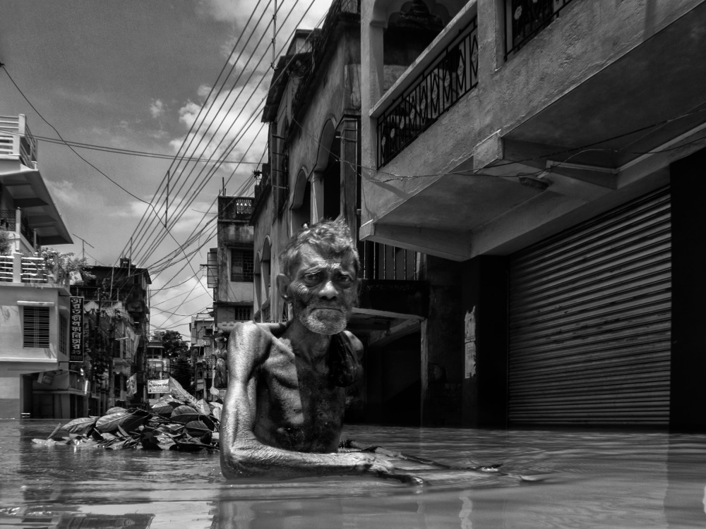 People affected by floods a Sudipta Chakraborty