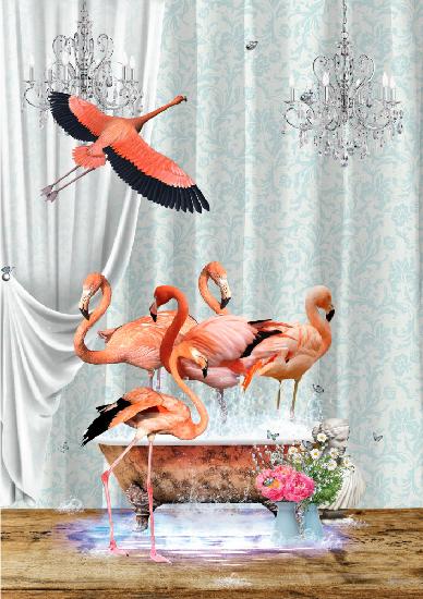 A flurry of Flamingos &amp; Bubbles