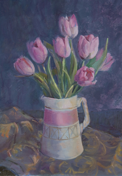 Pink tulips a Sue Wales