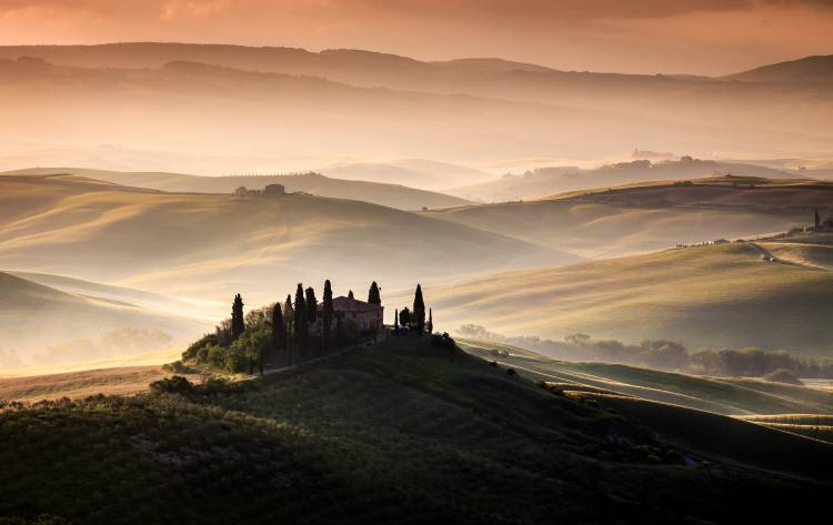 A Tuscan Country Landscape a Sus Bogaerts