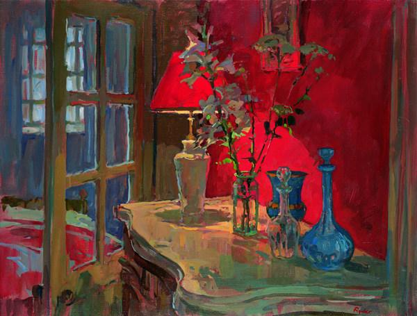 Red Lamp a Susan  Ryder