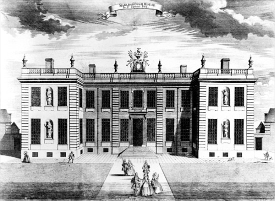 View of Marlborough House in Pall Mall, Westminster a Sutton Nicholls