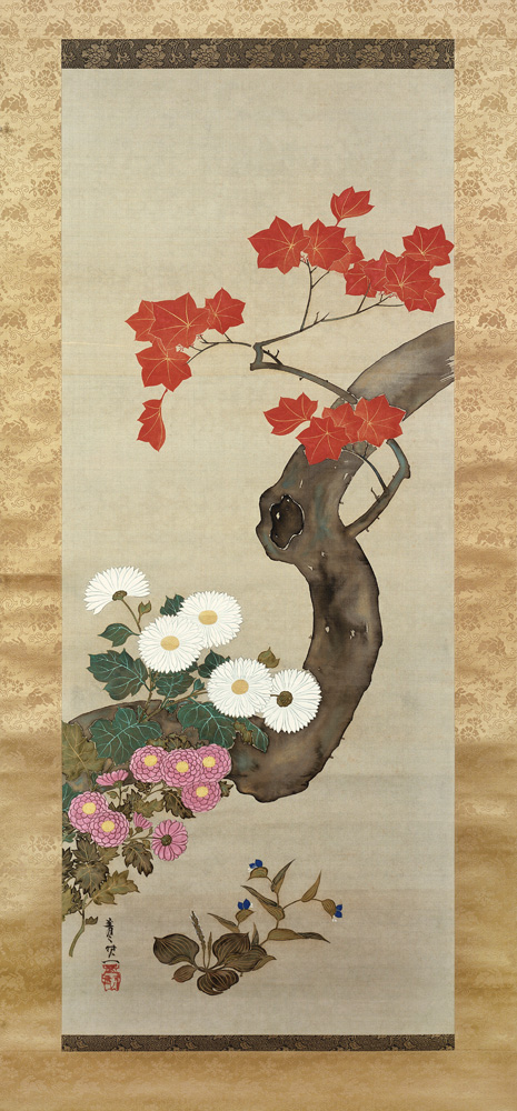 Herbstblumen. a Suzuki Kiitsu