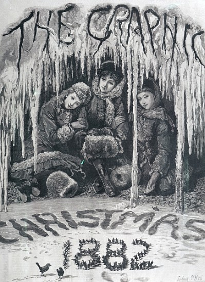Front cover of ''The Graphic'', Christmas 1882 a Sydney Prior Hall