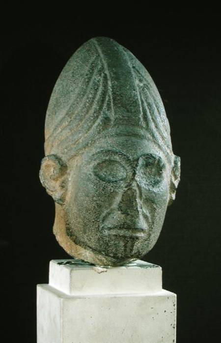Head of a  god, from Jabbil, Northern Syria a Syrian
