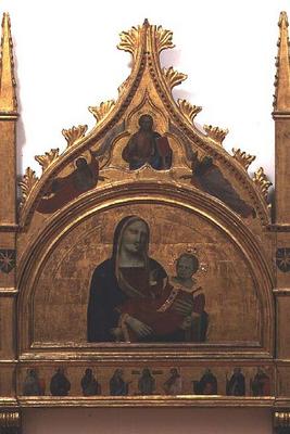 Madonna and Child (tempera on panel) a Taddeo Gaddi