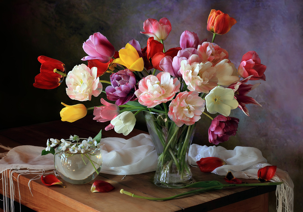 Spring bouquets a Tatyana Skorokhod (Татьяна