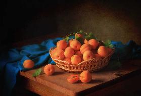 Still life with apricots