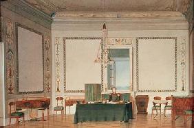 Emperor Alexander I (1777-1825) in the Palace Office