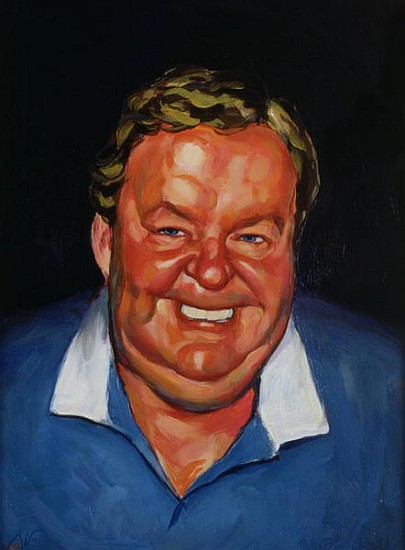 Portrait of the Laughing Man, 1993 (oil on canvas)  a Ted  Blackall