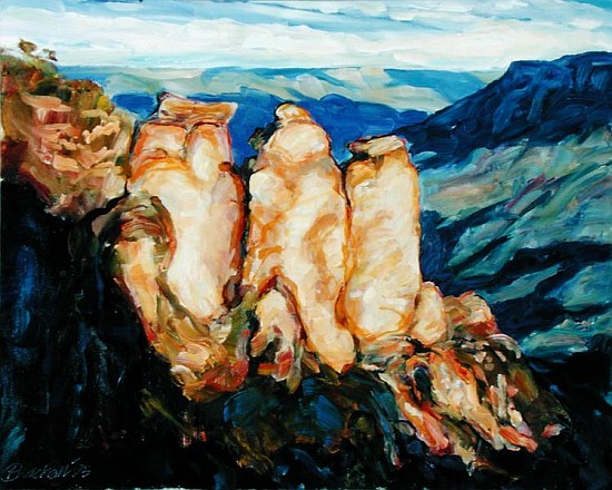 The Three Sisters, 1995 (oil on canvas)  a Ted  Blackall