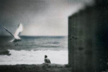 sea, alone...