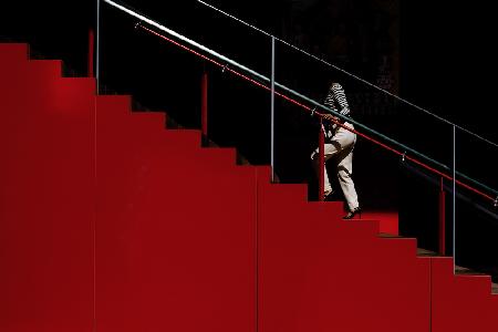The crimson staircase