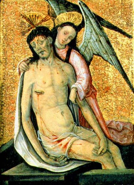 The Dead Christ Supported by an Angel a the Elder Rodrigo de Osona
