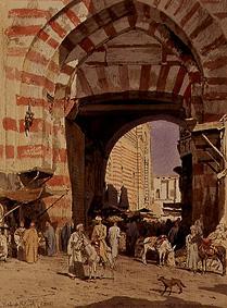 Cairo at the bazaar a Themistokles von Eckenbrecher
