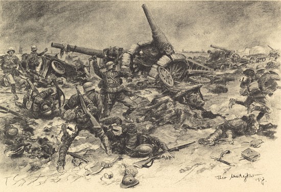 Austrian Hungarian infantry in fight with the Italian reservists a Theo Matejko