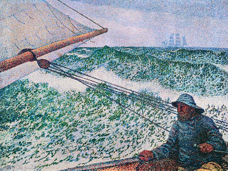 The man at the oar a Theo van Rysselberghe