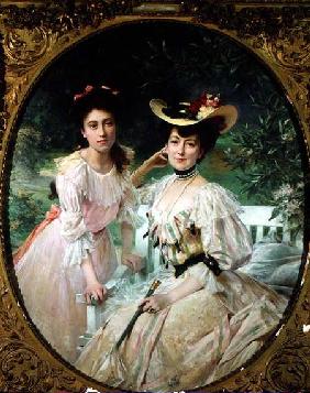 Madame Collas and her Daughter, Giselle