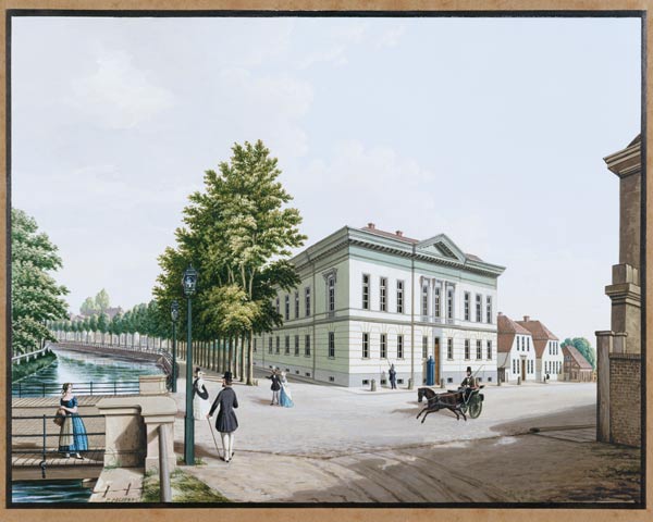 Das Prinzenpalais in Oldenburg a Theodor Presuhn il Vecchio