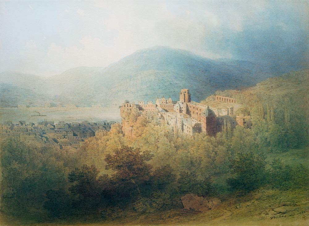Heidelberg Castle , Verhas a Theodor Verhas