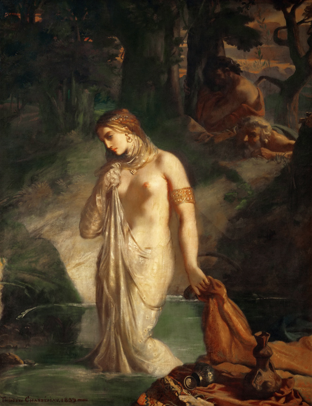 Susanna at her Bath a Théodore Chassériau