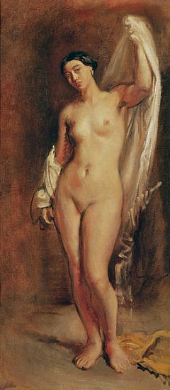 Standing Female Nude, study for the central figure of ''The Tepidarium'' a Théodore Chassériau
