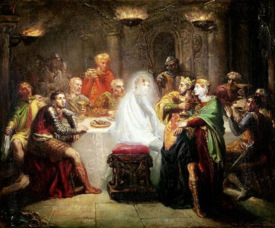 The Ghost of Banquo a Théodore Chassériau