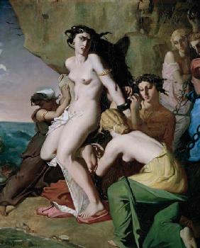 Andromeda Tied to the Rock by the Nereids