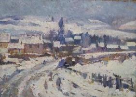 Village under Snow
