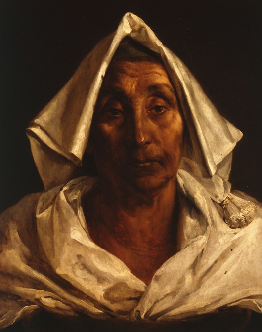 Old Italian Woman a Theodore Gericault