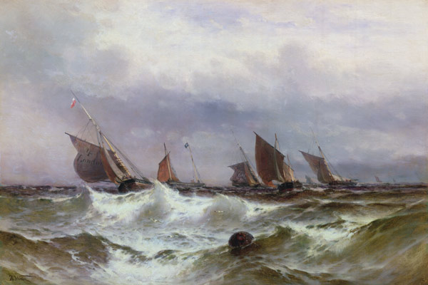 Dover Pilot and Fishing Boats a Theodore Weber