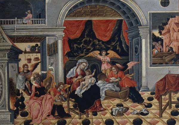 Birth of Christ / Paint.by Pulakis / C17 a Theodoros Pulakis