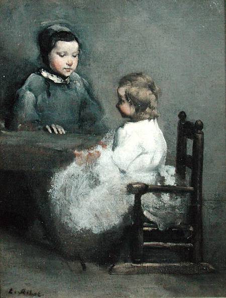 The Two Sisters a Théodule-Augustin Ribot