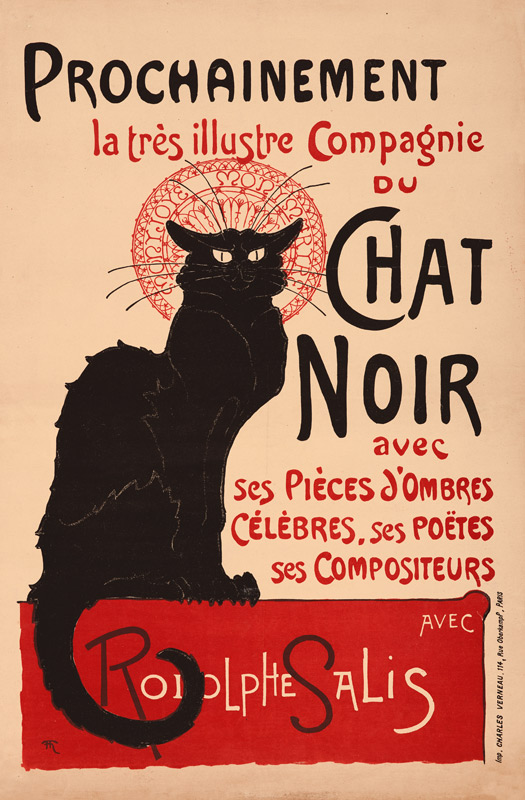 Prochainement, Chat Noir a Théophile-Alexandre Steinlen