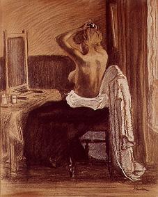 Half act in front of the mirror a Théophile-Alexandre Steinlen