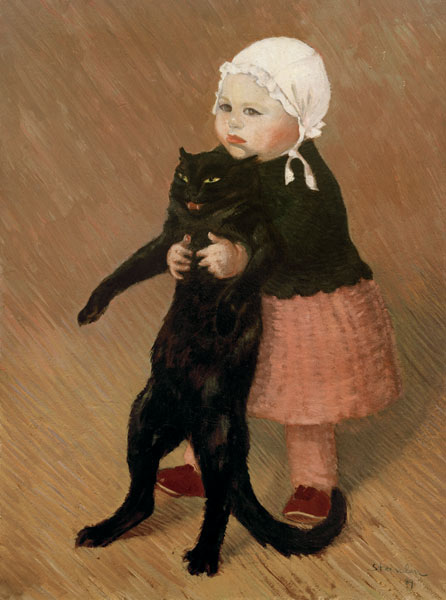 La fillette au chat a Théophile-Alexandre Steinlen