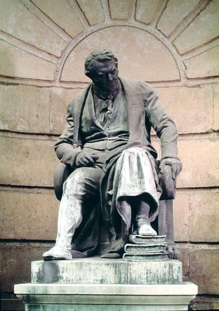 Statue of Francois Broussais (1772-1838) a Theophile Francois Marcel Bra