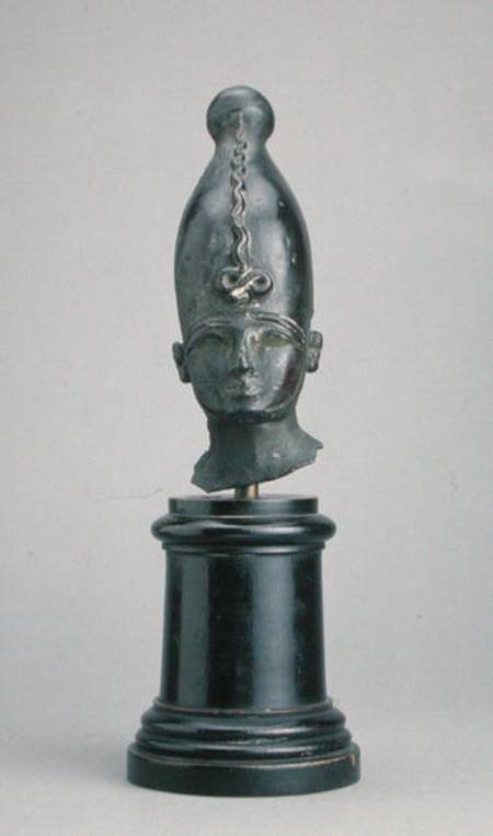 Head of the god Osiris a Third Intermediate Period Egyptian