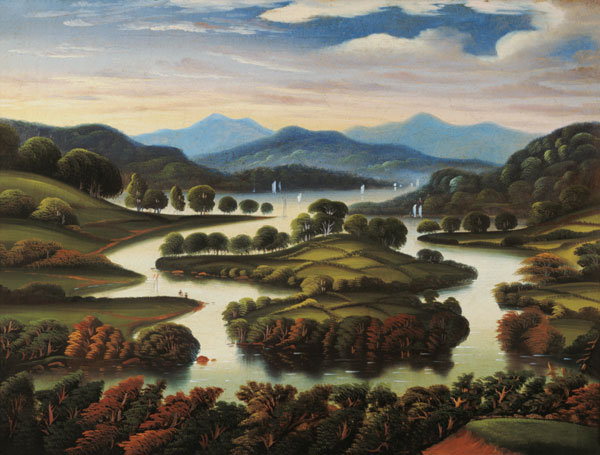 Landscape (possibly New York State) a Thomas Chambers