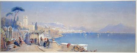 The Bay of Naples a Thomas Charles Leeson Rowbotham