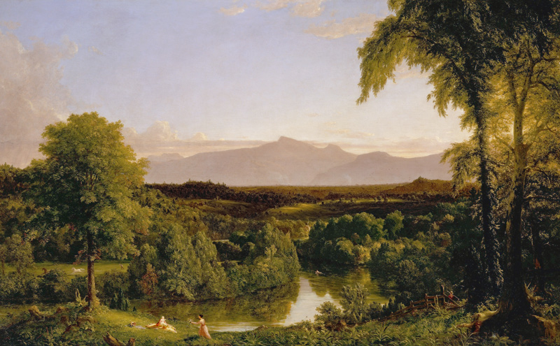 View on the Catskill Early Autumn a Thomas Cole