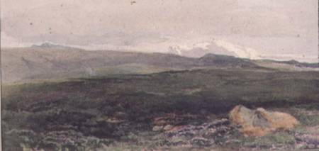 Hills near Loch Awe, Twilight a Thomas Collier