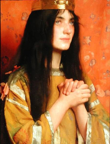 La Reine Clothilde a Thomas Cooper Gotch