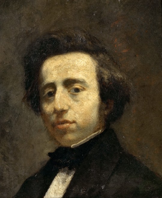 Portrait of Frédéric Chopin a Thomas Couture