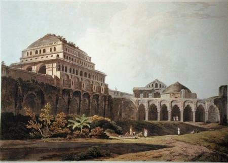 Part of the Palace, Madura, plate XIII from 'Oriental Scenery' a Thomas Daniell