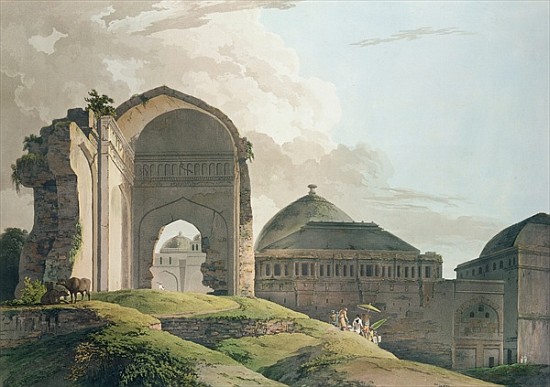The Ruins of the Palace at Madurai a Thomas Daniell