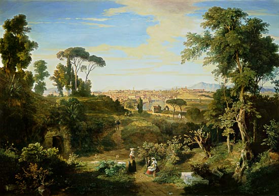 Look at Rome in the countryside of the Campagna a Thomas Dessoulavy