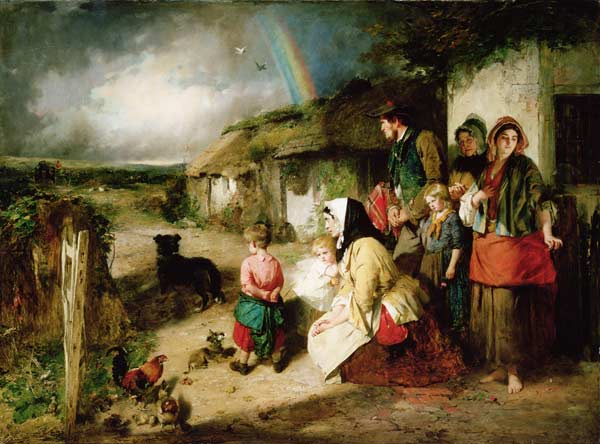 The First Break in the Family a Thomas Faed