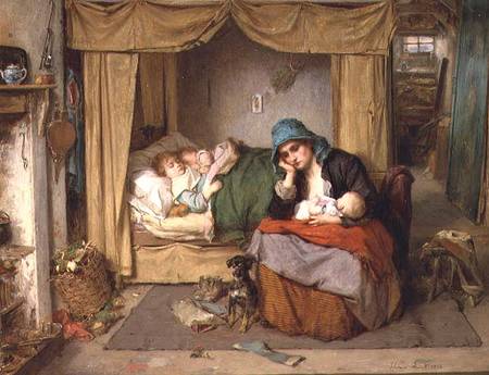 The end of a happy day a Thomas Faed